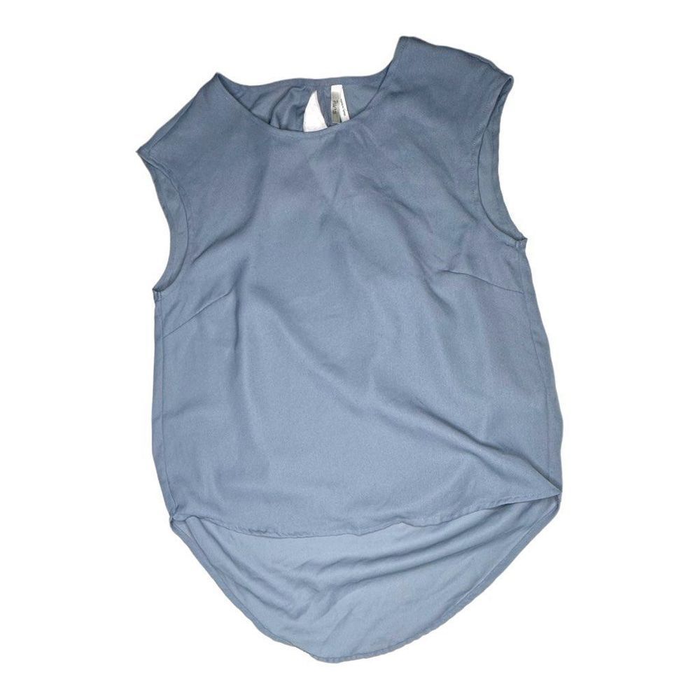 Truth NYC Grey Sleeveless High-Low Blouse - Size S